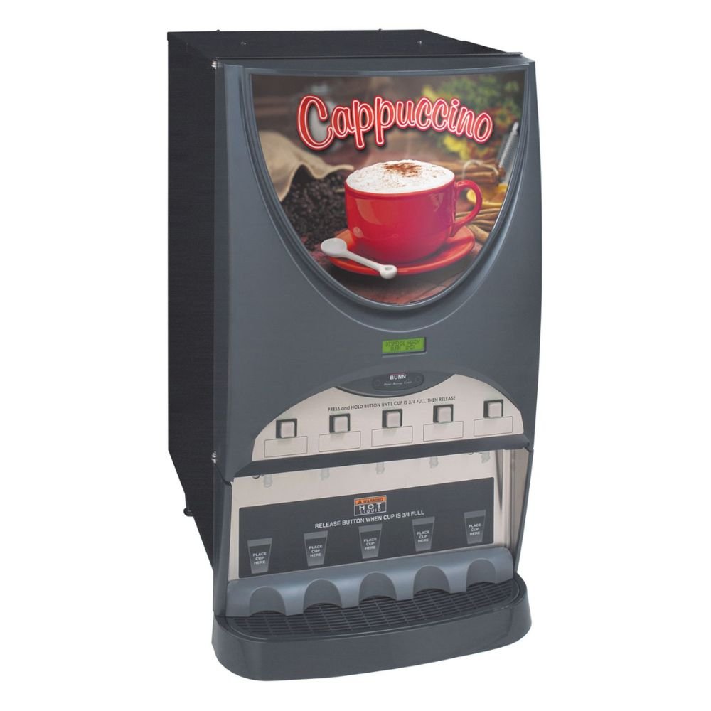 DISPENSADOR BUNN iMIX-5S+ 38100.0003 | Sistema de Bebidas Calientes | 5 Tolvas | Autoservicio Tiendas de Convivencia