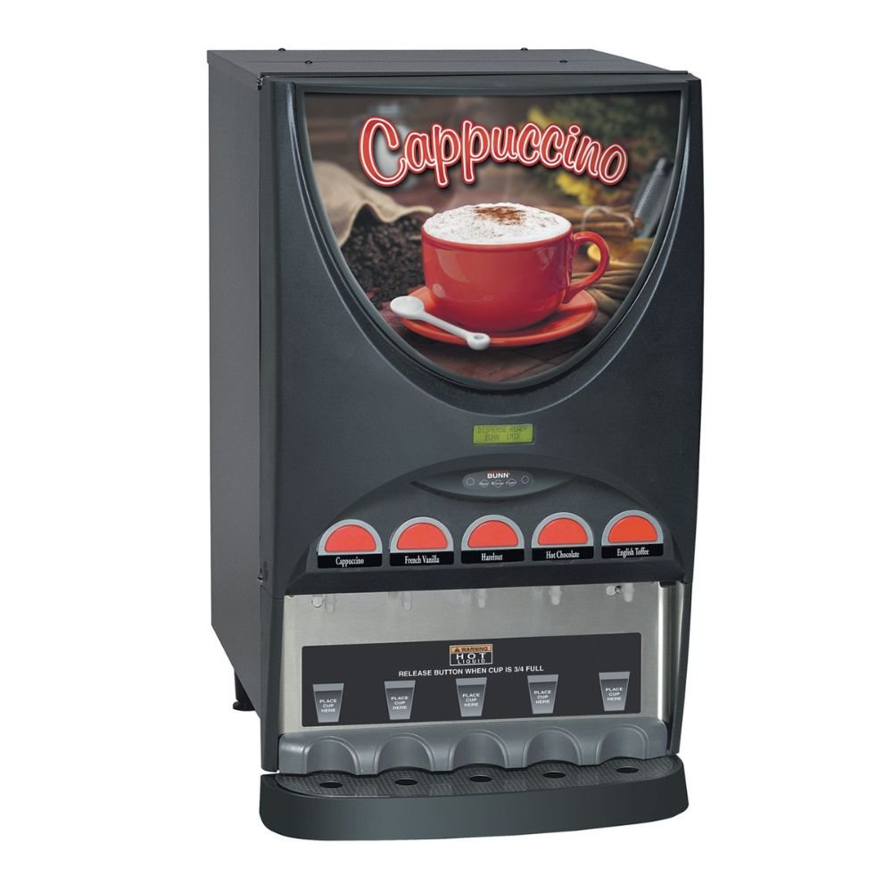 DISPENSADOR BUNN iMIX-5 120V SS BLK 37000.0000 | Sistema de Bebidas Calientes | Autoservicio Tiendas de Convivencia Comercial