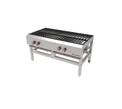 Drago EG-23A Estufon 2 Secciones Acero Aluminizado -  - Drago - KitchenMax Store