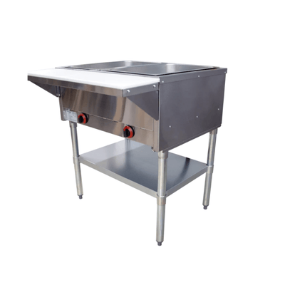 Drago BMG-2-LP-EG Baño Maria a Gas 2 Insertos Restaurante Cocina Profesional Industrial Pastelerias Panaderias Postres Cocinar Alimentos Salsas Cremas Dulces Derretir Chocolate Glaseados Coberturas Hotel Banquetes. KitchenMax.Store. Envíos seguros a todo México. Cotiza hoy mismo.