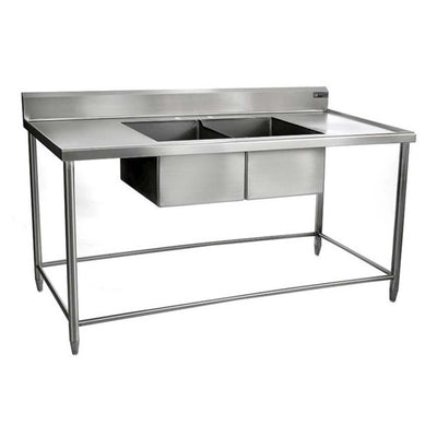 Ferro 15182101 Fregadero Doble Tarja Central Acero Inoxidable 188 cm - Fregadero - Ferro - KitchenMax Store
