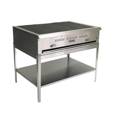 Ferro 16001001 Asador Gas Piedra Volcanica Acero Inoxidable Gris Asar Negocio Tostar Restaurante Cocina Comedor Industriales Asada Autoservicio Alta Cocina. Ideal para restaurante, cocina, industrial, tostar, abrasar, alta cocina, banquetes, alta cocina, negocio, cocinar, carne, res, puerco, pollo, hamburguesas, verduras, vegetales, elotes, barbecue, bbq, brochetas, carne asada, autoservicio, etc. KitchenMax.Store. Envíos seguros a todo México. Cotiza hoy mismo.