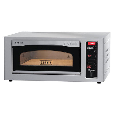 G. Paniz FPE400D Horno Pizza Pizzero Piedra Refractaria Pulida Coccion Rapida Digital 220v - Hornos de Pizza - G.Paniz - KitchenMax Store