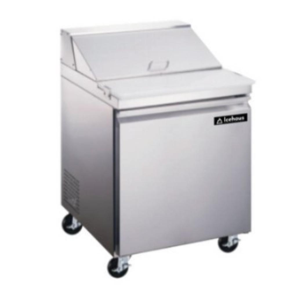 Icehaus ME-1P-SS-01 Mesa Preparacion 1 Puerta Solida 6 Pies-160Litros - Mesas de trabajo refrigeradas - Icehaus - KitchenMax Store
