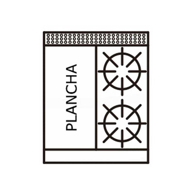 International EM2 Estufa Doble 2 Secciones Quemador Octagonal - Estufas / Parrillas - International - KitchenMax Store