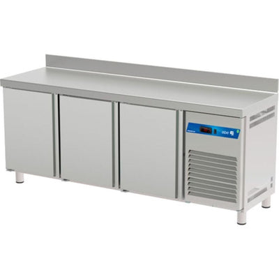 MESA ASBER ASTF-79 HC | Mesa Congelada | 3 Puertas Solidas | 3 Parrillas | Control Electrónico | Eléctrico | 13.9 Pies Cúbicos | Hotel Bistro Comedor | Restaurante Bar Hotel Preparación Alimentos