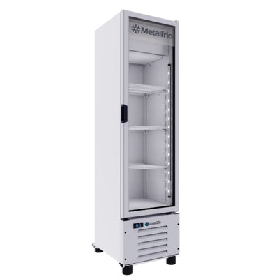 Metalfrio VN22 Refrigerador Vertical 1 Puerta Cristal 3 Parrillas Iluminacion LED -  - Metalfrio - KitchenMax Store