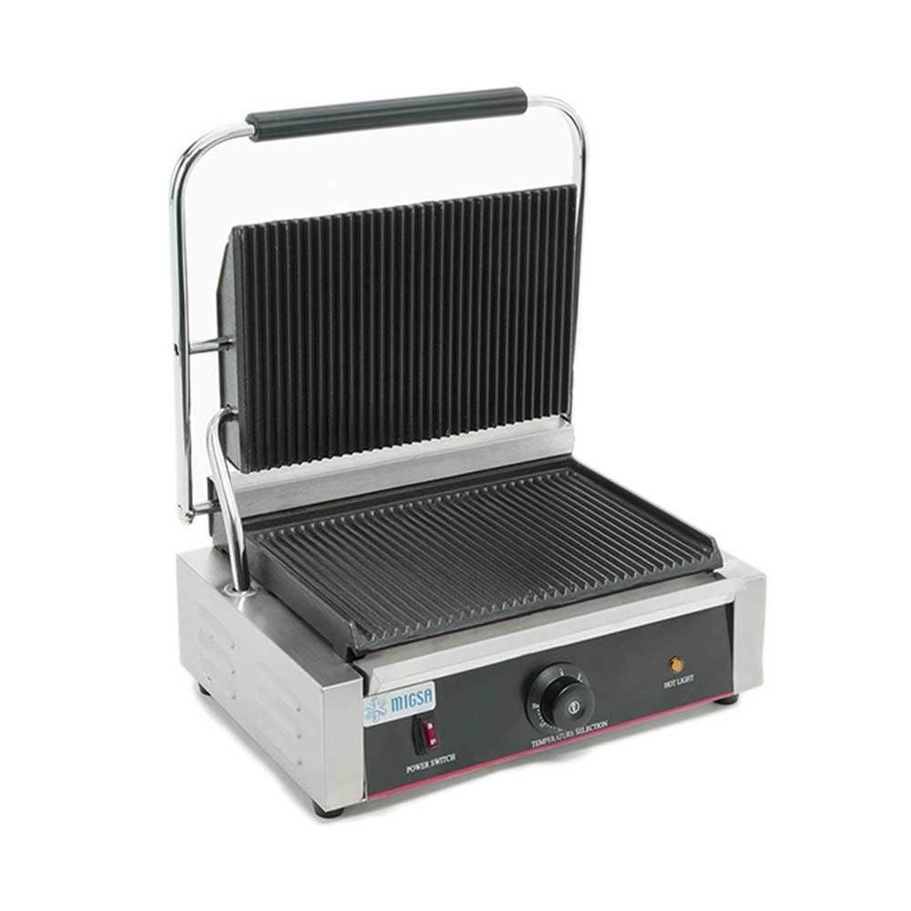 Migsa Bn-811E Plancha Panini Grande Individual Sandwiches Hamburguesas Plancha Cocina Electrica Alimentos Hamburguesa Quesadillas Taquería Foodtruck Pollo Pescado Carne Asar Sandwiches Asar Hamburguesas Tacos Barbacoa Lonches Plancha Panini. KitchenMax.Store. Envíos seguros a todo México. Cotiza hoy mismo.
