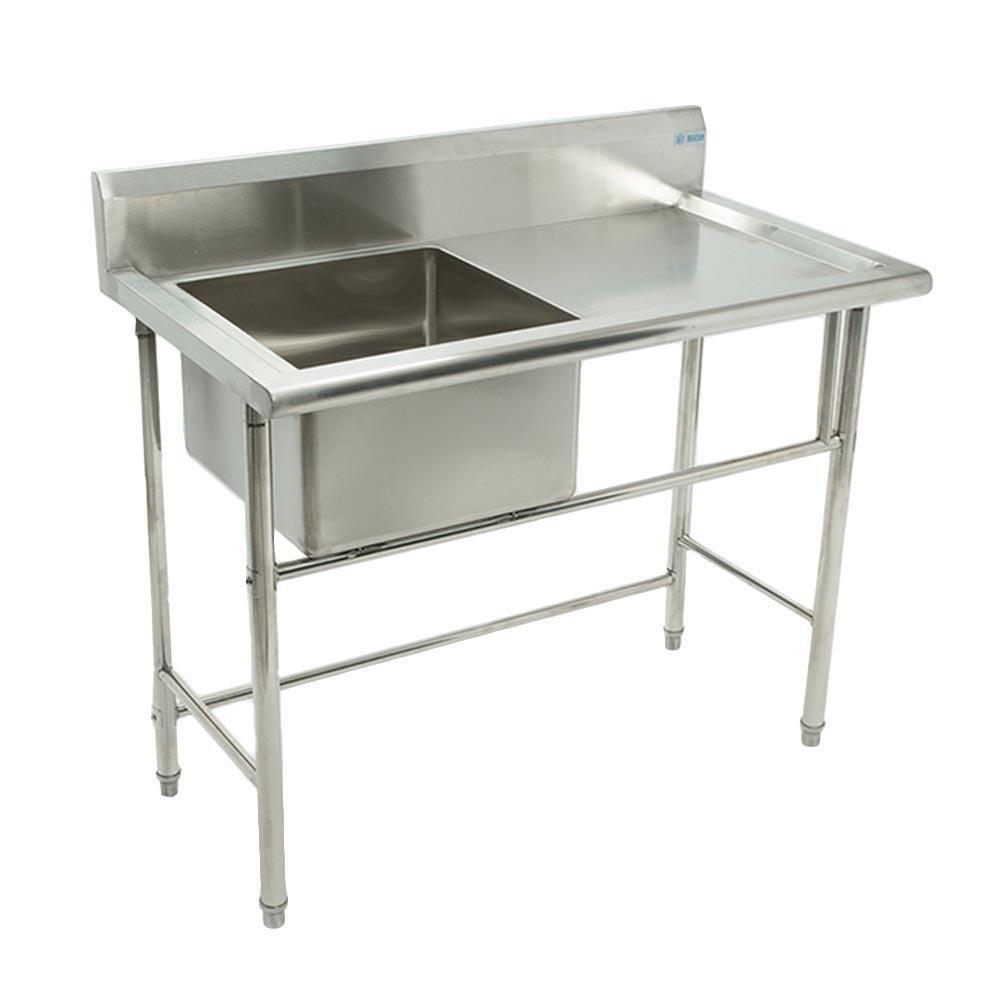 Migsa Bn-S09 Fregadero Sencillo Tarja Loza Restaurante Cocina Bar Hotel Lavatrastes Lavaloza Mobiliario Escurreplatos Lavar. KitchenMax.Store. Envíos seguros a todo México. Cotiza hoy mismo.