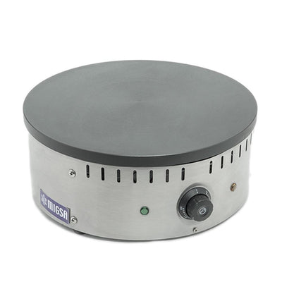 Migsa Cm-003 Crepera Circular Electrica Crepería Restaurante Negocio Locales Cocina Crepes Crepas Dulces Salados Vegetarianos Veganos Tortillas Maíz Harina Omelettes Pancake Crepaletera Cafeteria.  KitchenMax.Store. Envíos seguros a todo México. Cotiza hoy mismo.