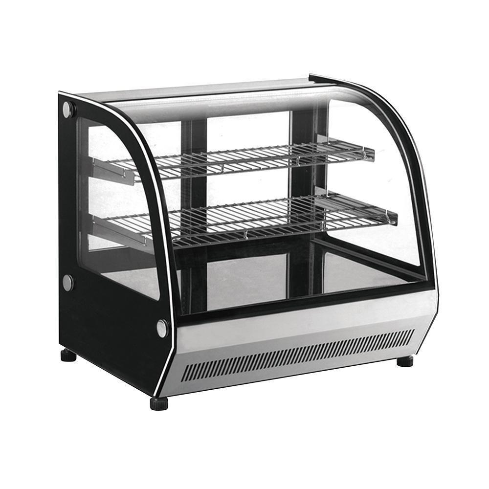 Migsa Gn-900Ct Vitrina Exhibidora Cristal Curvo 90 cm - 110 V - Vitrinas Refrigeradas - Migsa - KitchenMax Store