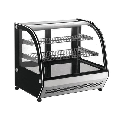 Migsa Gn-900Ct Vitrina Exhibidora Cristal Curvo 90 cm - 110 V - Vitrinas Refrigeradas - Migsa - KitchenMax Store