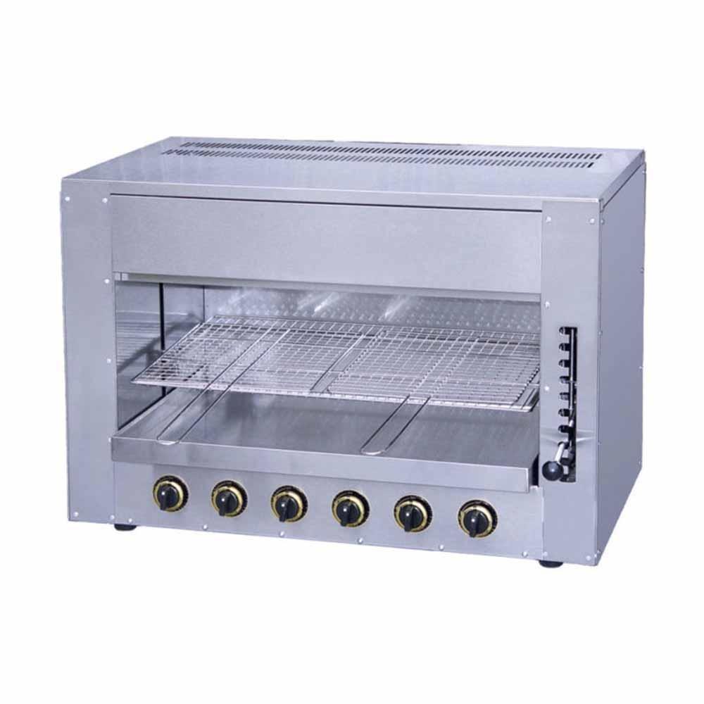 Migsa Hgs-16 Salamandra Gas Gatillo 10 Posiciones 6 Quemadores - Salamandras / Gratinadoras - Migsa - KitchenMax Store