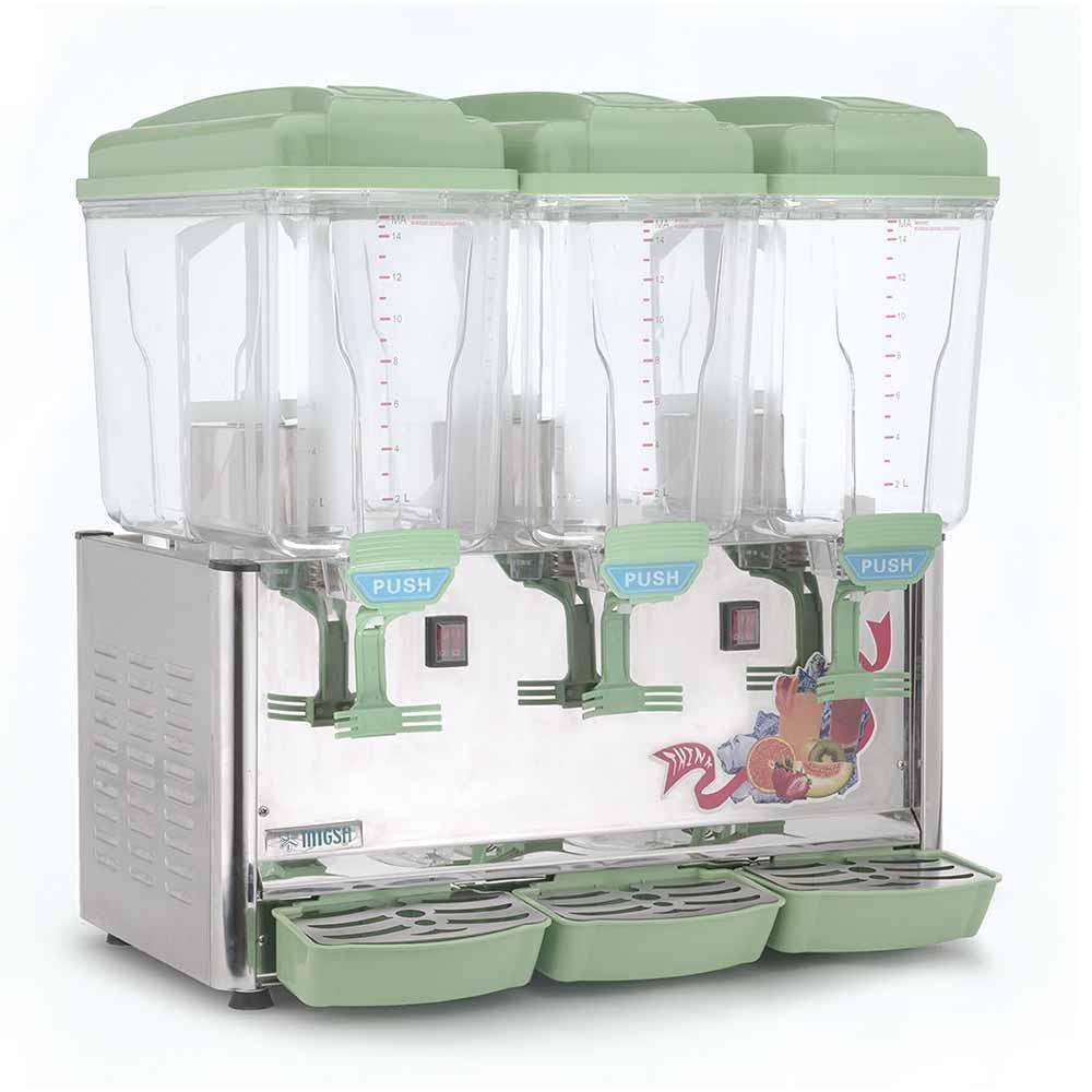 Migsa Lyj-345 Enfriador Aguas Frescas 3 Tanques 15 Litros Bares Dispensador Distribuidor Repartidor Cerveza Restaurante Bar Local Negocio. KitchenMax.Store. Envíos seguros a todo México. Cotiza hoy mismo.