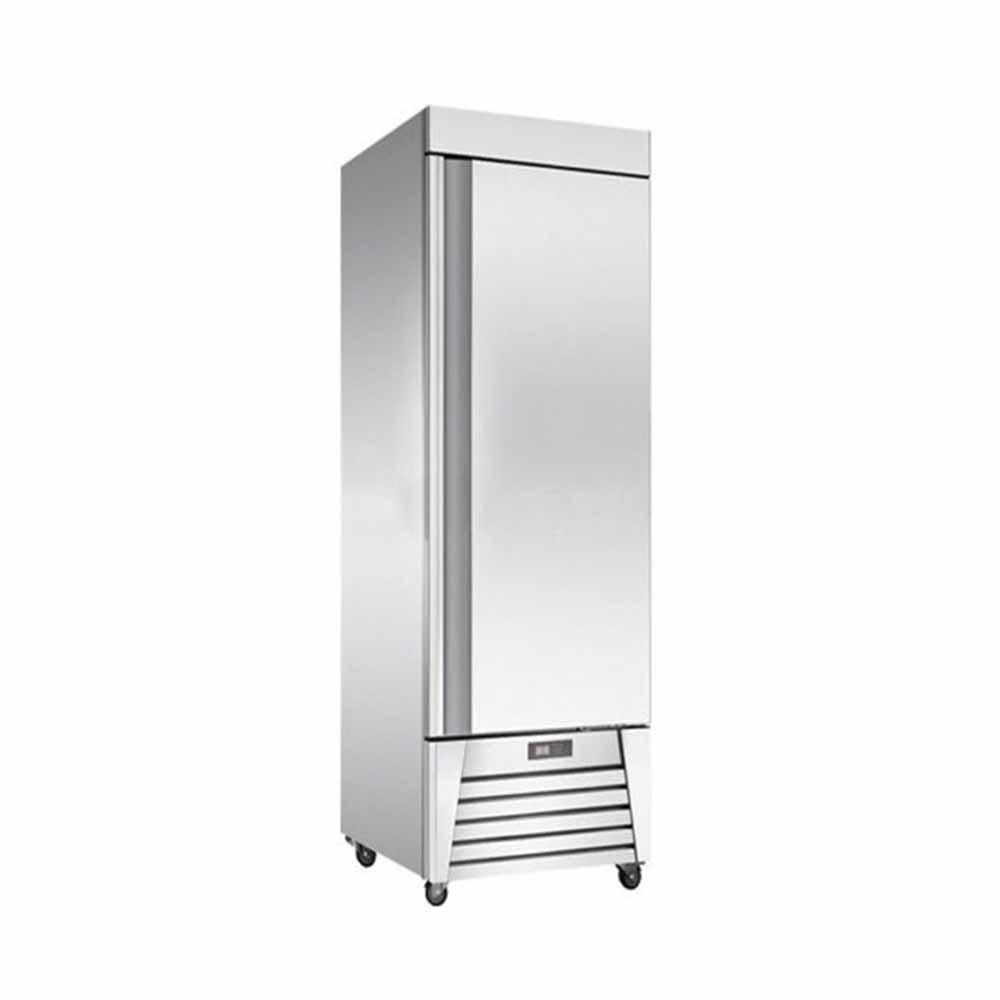 Migsa Ur-27C-1 Refrigerador Vertical con 1 Puerta Sólida abatible, 4 Parrillas y 23 Pies - 651.28 Litros de capacidad. Acero Inoxidable Gris - Refrigeradores - Migsa - KitchenMax Store