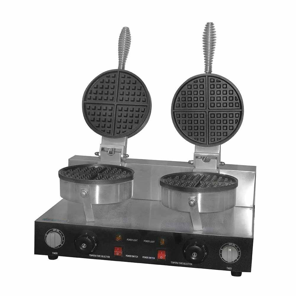 Migsa Uwb-2 Wafflera Tipo Americana Doble Eléctrica Termostato Acero Inoxidable 120 V - Wafleras - Migsa - KitchenMax Store