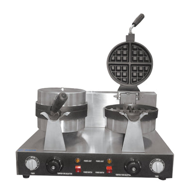 Migsa Uwbx-2 Wafflera Belga Giratoria Doble Eléctrica Acero Inoxidable 120 V - Wafleras - Migsa - KitchenMax Store