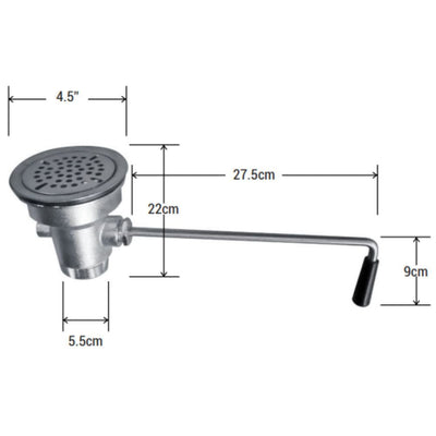 Migsa Bx-Q3 Contra Canasta 4" Profesional Palanca Giro Contra Canasta Restaurantes Lavado Cocina Hoteles Limpieza Cocina Utensilios. KitchenMax.Store. Envíos seguros a todo México. Cotiza hoy mismo.