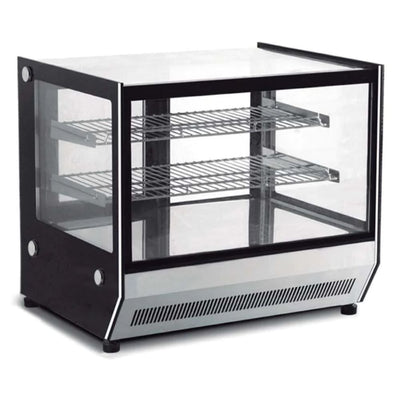 Migsa GN-1200HRT Vitrina Caliente para Mostrador Exhibidora Cristal Recto Frente 120 cm - - Migsa - KitchenMax Store