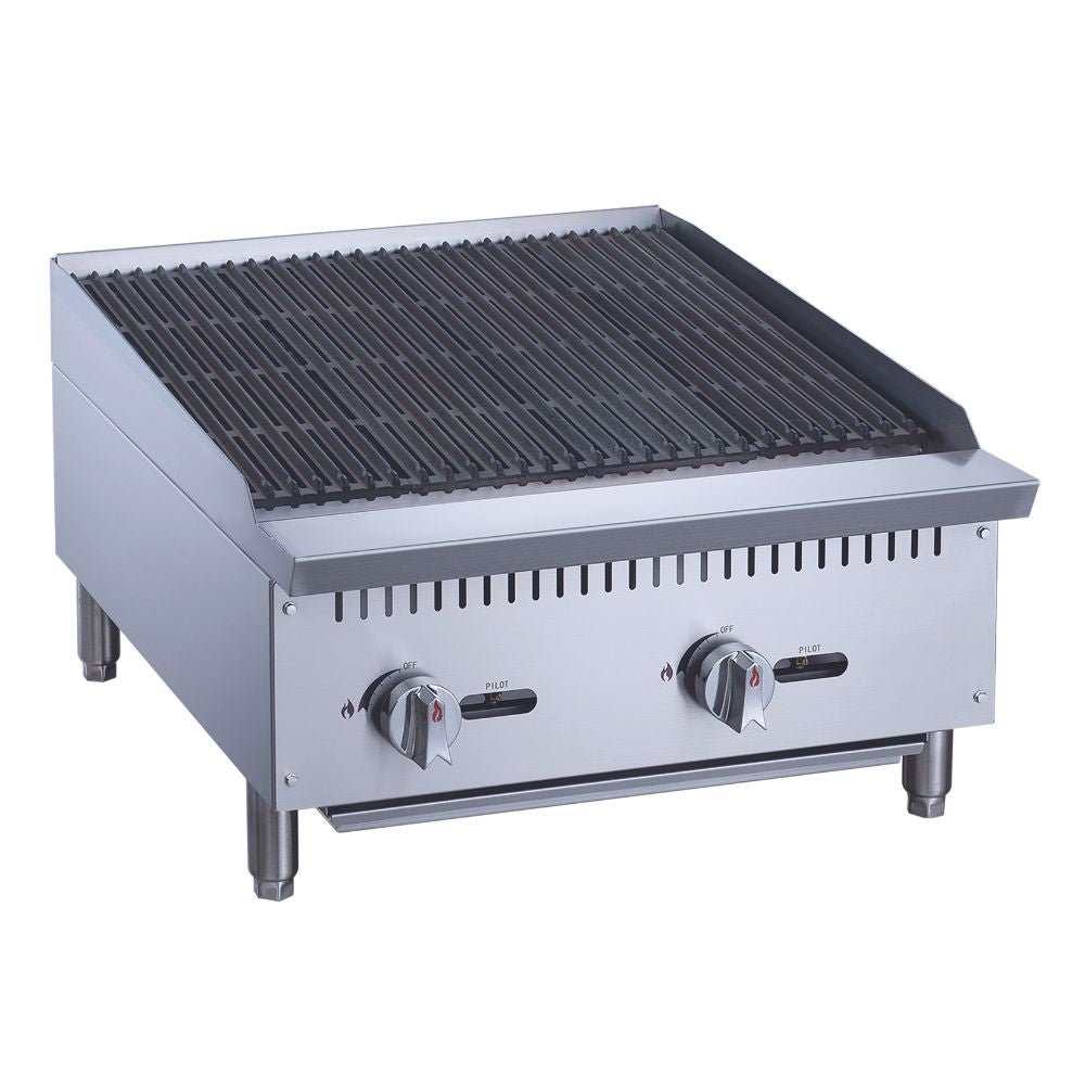 Migsa RFS-24-MG Asador Comercial Frente 61 cm Gas Carne Res Puerco Pollo Hamburguesas Verduras Vegetales Elotes Barbecue Bbq Brochetas Asada Autoservicio Alta Cocina. KitchenMax.Store. Envíos seguros a todo México. Cotiza hoy mismo.