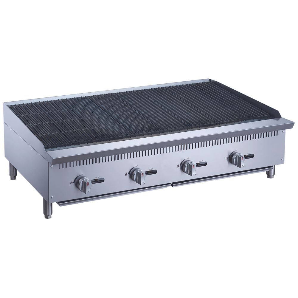 Migsa RFS-48-MG Asador Comercial Frente 122 cm Gas Asar Negocio Tostar Restaurante Cocina Comedor Industriales Asada Autoservicio Alta Cocina. KitchenMax.Store. Envíos seguros a todo México. Cotiza hoy mismo.