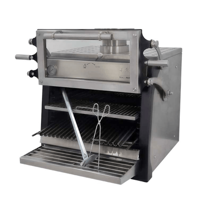 Pira 70 XL LUX ED 480.104 Horno para Carbon y Leña Acero Inoxidable - - Migsa - KitchenMax Store