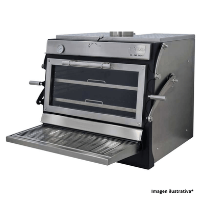 Pira 90 LUX ED 500.104 Horno para Carbon y Leña Cocina Restaurante Gourmet Chef Profesional Buffet Hotel Banquetes Carnes