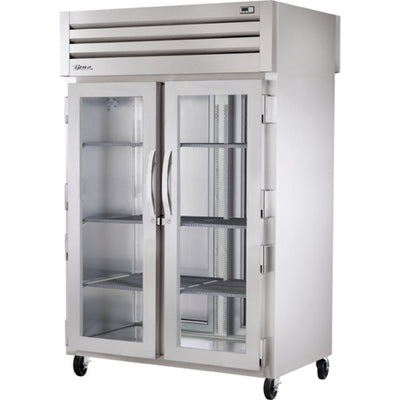 REFRIGERADOR TRUE STG2RPT-2G-2S-HC | Refrigerador Vertical | 2 Puertas Cristal | Acero Inoxidable Aluminio | Restaurante Cafetería Cocina Restaurante Lácteos Industrial Cocina Cremería Comercios Insumos Carnicería Hotel Panadería Refresquero Latas Bar Abarrotes