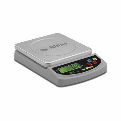 BÁSCULA RHINO BAPRE-3 | Báscula Precisión | 3 Kg | Plato de Acero Inoxidable | Ferretería Joyería Gemas Comercio Objetos Pequeños