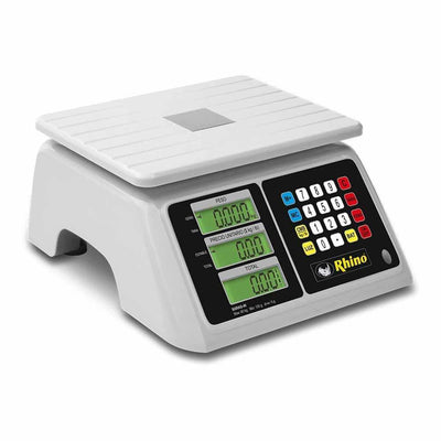 BÁSCULA RHINO BARAG-40 | Báscula de Mostrador | 40 Kg | Verdulería Pescado Carne Carne Ferretería Verduras Frutas Cremería Cocina Comedor Industrial Tienda Abarrotes