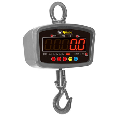 Rhino BAC-1T Báscula Colgante Recargable Backlight Control Remoto HOLD 1000 kg - Básculas - Rhino - KitchenMax Store Rhino BAC-1T Báscula Colgante 1000 kg Carniceria Rastro Tablajeria Envíos seguros a todo México. Cotiza hoy mismo.