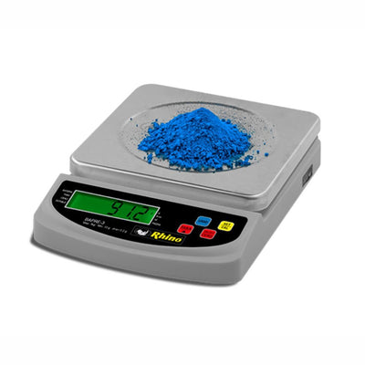 BÁSCULA RHINO BAPRE-3 | Báscula Precisión | 3 Kg | Plato de Acero Inoxidable | Ferretería Joyería Gemas Comercio Objetos Pequeños Ambientada