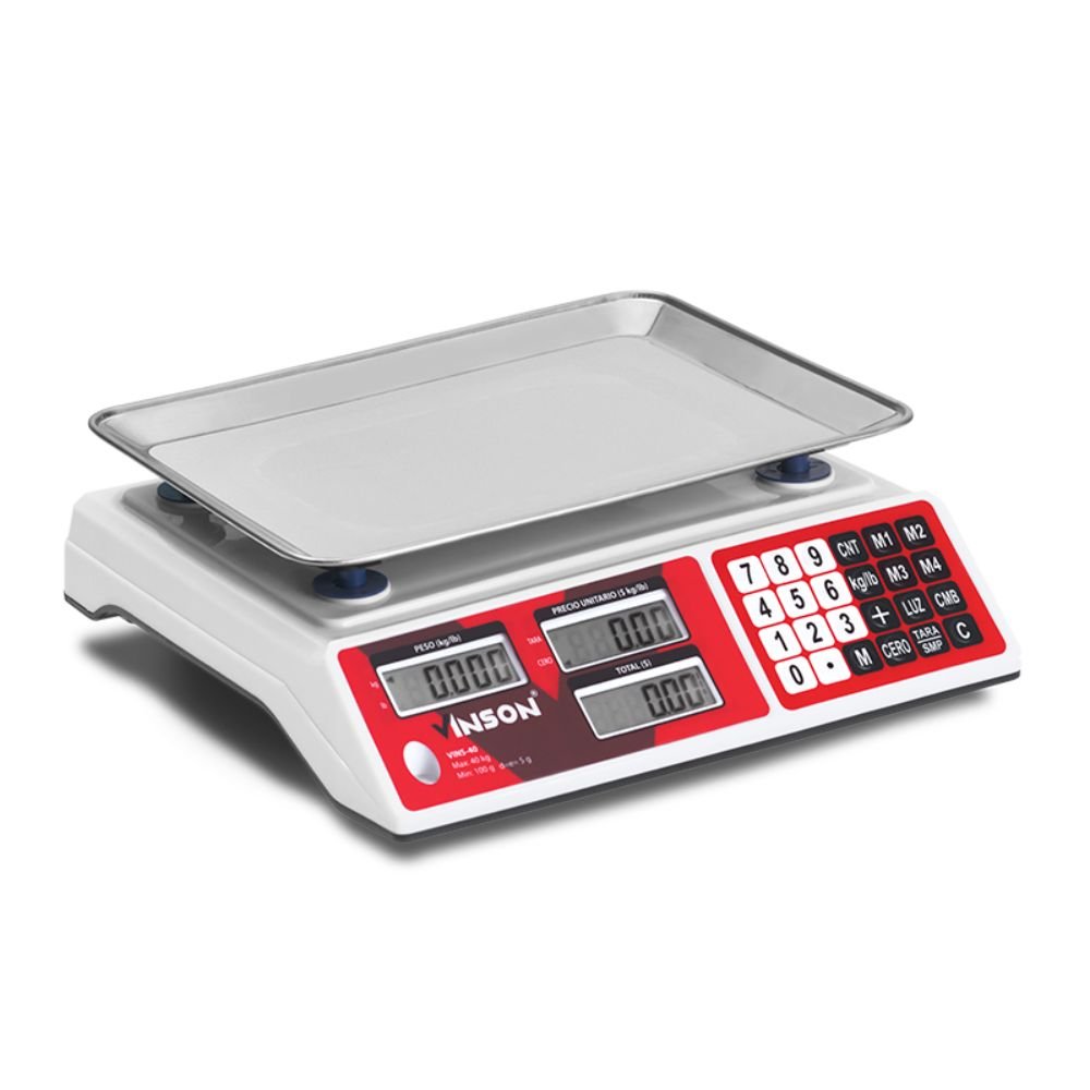 Rhino VINS-40 Bascula Mostrador 40 Kg - - Rhino - KitchenMax Store