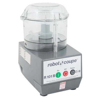 Robot Coupe R101BCLR Procesador Alimentos con 2,5 Qt. Tazón Policarbonato Transparente - Procesadores Alimentos / Ralladores / Cortadores - Robot Coupe - KitchenMax Store
