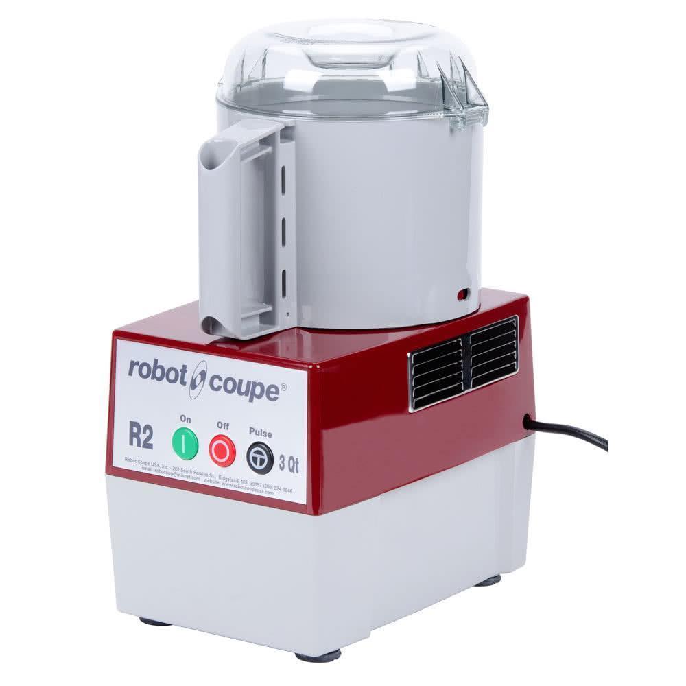 Robot Coupe R2B Procesador Alimentos 3 Qt. Tazón Policarbonato Gris - Procesadores Alimentos / Ralladores / Cortadores - Robot Coupe - KitchenMax Store