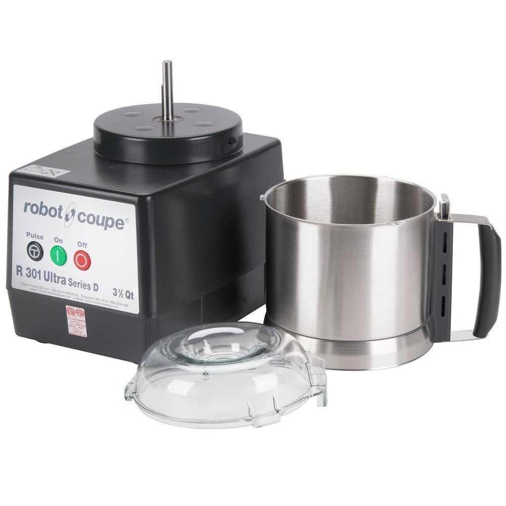 Robot Coupe R301 ULTRA B Procesador Alimentos 3.5 Qt. 1.5 HP Tazón Acero inoxidable - Procesadores Alimentos / Ralladores / Cortadores - Robot Coupe - KitchenMax Store