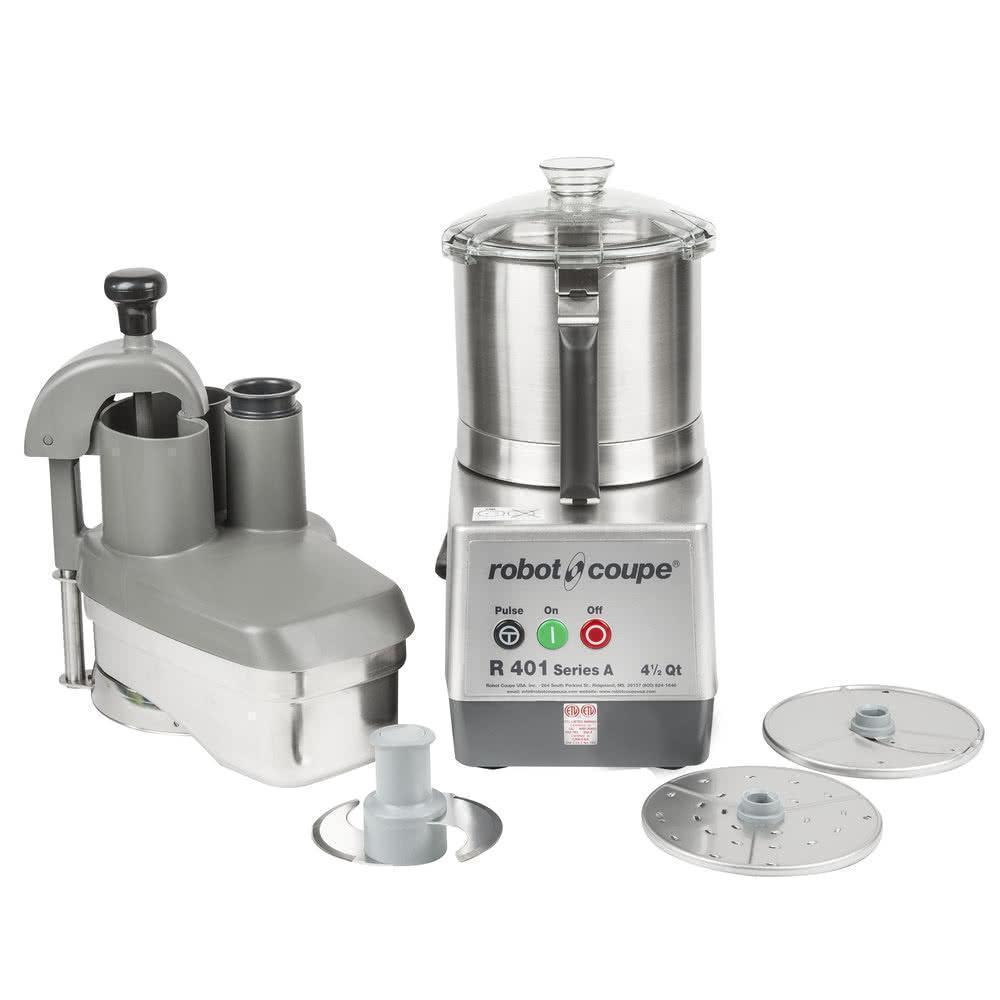 Robot Coupe R401 Procesador Alimentos Monofásico Cuchilla Lisa 1.5 HP - Procesadores Alimentos / Ralladores / Cortadores - Robot Coupe - KitchenMax Store