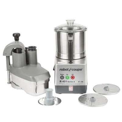 Robot Coupe R401 Procesador Alimentos Monofásico Cuchilla Lisa 1.5 HP - Procesadores Alimentos / Ralladores / Cortadores - Robot Coupe - KitchenMax Store