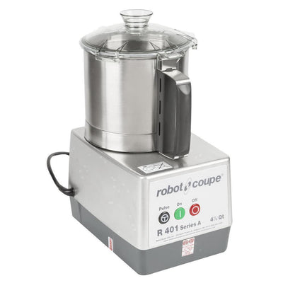 Robot Coupe R401B Procesador Alimentos 4,5 Qt. Tazón Acero Inoxidable - Procesadores Alimentos / Ralladores / Cortadores - Robot Coupe - KitchenMax Store