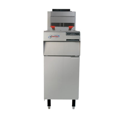 San-Son SS-35 Freidor Profesional Acero Inoxidable 3 Quemadores 2 Canastillas 19 Lts. - Freidores - San Son - KitchenMax Store