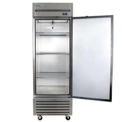 TRUE T-23-HC Refrigerador Vertical 1 Puerta Solida Iluminacion Cuerpo Acero Inoxidable Gris - - true - KitchenMax Store