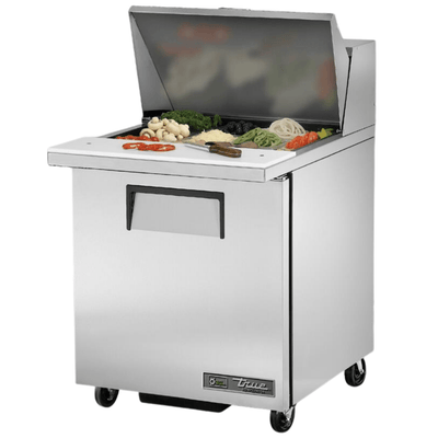 TRUE TSSU-27-12M-B-HC Mesa Refrigerada Preparacion 1 Puerta Solida Gris - - True - KitchenMax Store