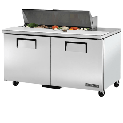 TRUE TSSU-60-12-HC Mesa Refrigerada Preparacion 2 Puertas Gris - - True - KitchenMax Store