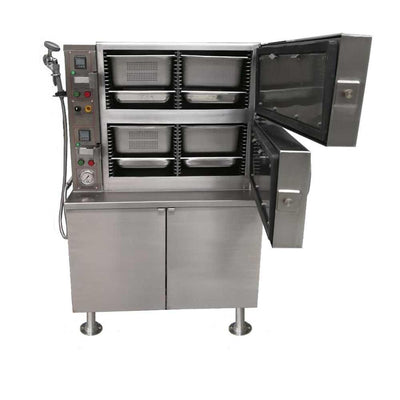 Tecnodac CG-2 Cocedor a Vapor para Alimentos con Generador a Gas - Con Rejillas - No Incluye Charolas - Cocedores - Tecnodac - KitchenMax Store