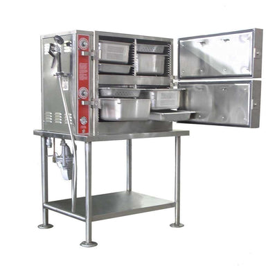 Tecnodac CMP-2 Cocedor a Vapor Para Alimentos Acero Inoxidable - Con Rejillas - No Incluye Charolas - Cocedores - Tecnodac - KitchenMax Store