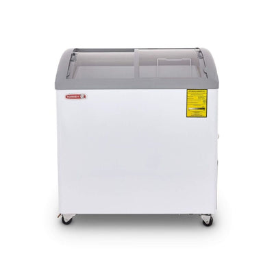 Torrey Chc-110CR CCCHC110004 Congelador Horizontal 2 Puertas Corredizas Cristal Curvo Cuerpo Esmaltado - Congeladores - Torrey - KitchenMax Store