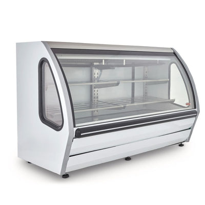 Torrey Drd6 Vitrina Exhibidora Vidrio Curvo - Vitrinas Refrigeradas - Torrey - KitchenMax Store