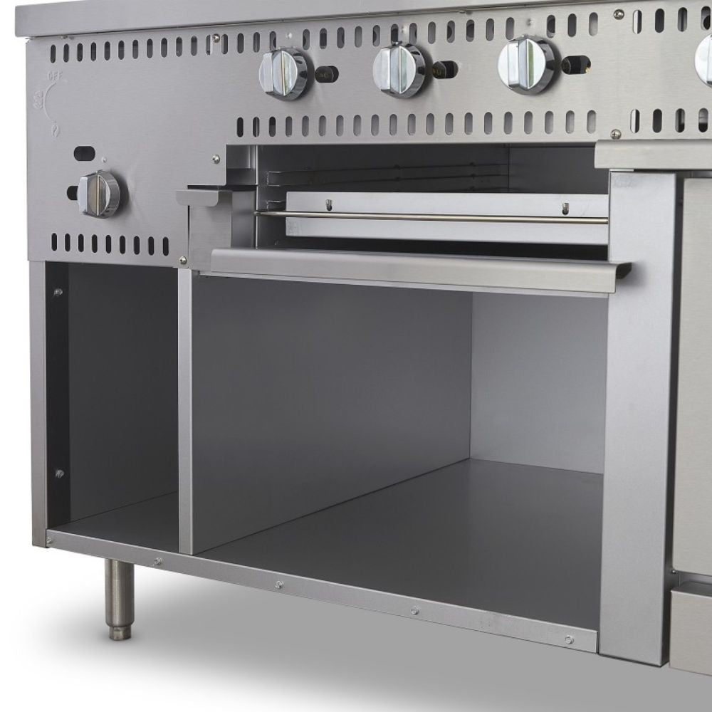 Torrey EST-MA6G CQESTMA6025 Estufa Maestra 4 Quemadores 1 Asador 1 Freidor 1 Gratinador 1 Horno 1 Plancha Acero Inoxidable - - Torrey - KitchenMax Store