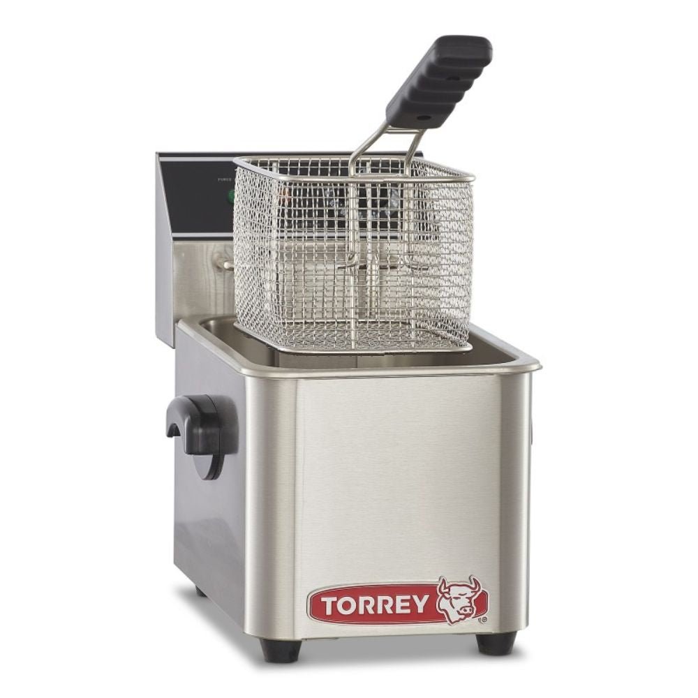 Torrey FRT-4E CQFRE004029 Freidora Electrica 4 Litros Acero Inoxidable - - Torrey - KitchenMax Store