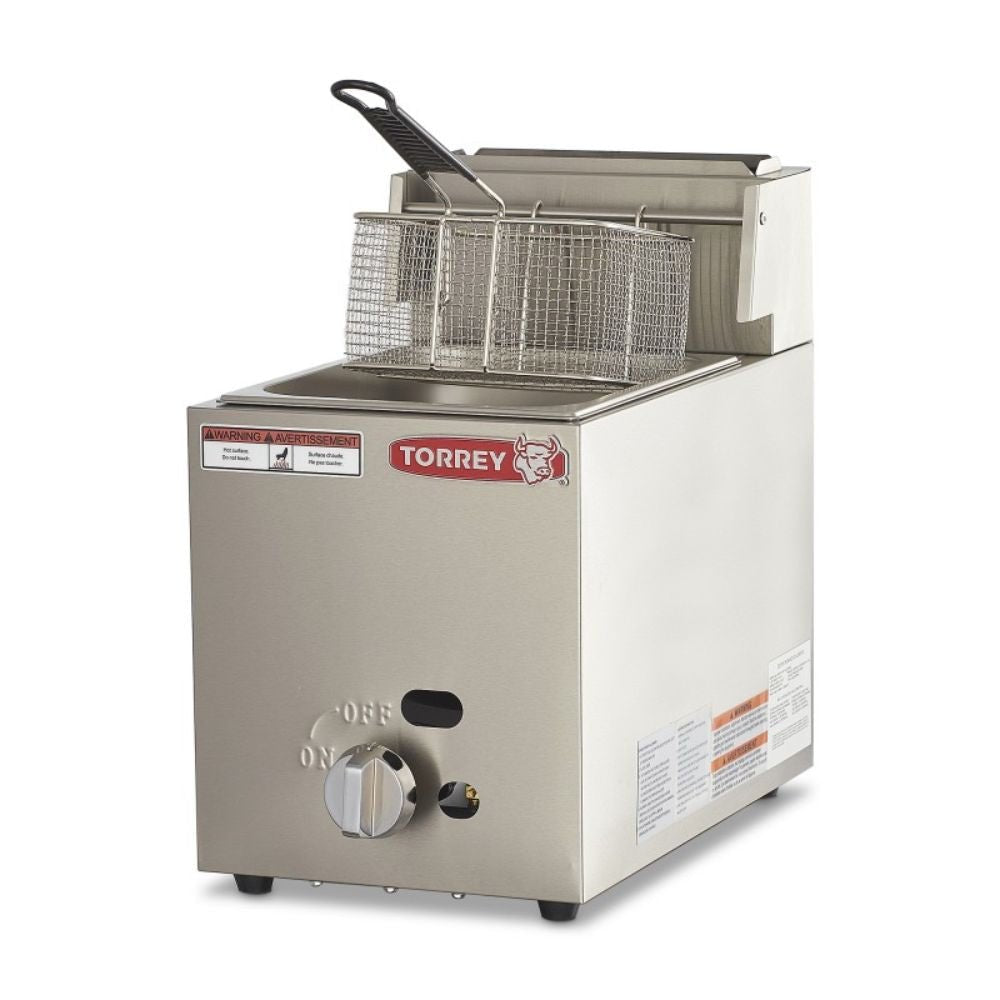 Torrey FRT-5G CQFRG005029 Freidora Gas 5 Litros Acero Inoxidable - - Torrey - KitchenMax Store